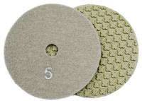 Алмазные гибкие шлифовальные круги КРЕСТИК Pads 5-STEP №5 D100 Алмазные гибкие шлифовальные круги КРЕСТИК Pads 5-STEP №5 D100